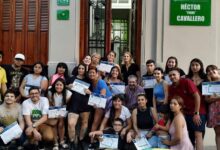 Entrega de certificados a los jóvenes del programa Santa Fe Más.