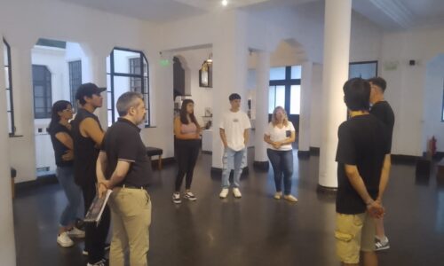 Jóvenes de nuestros talleres visitaron el Museo de la Memoria de Rosario.